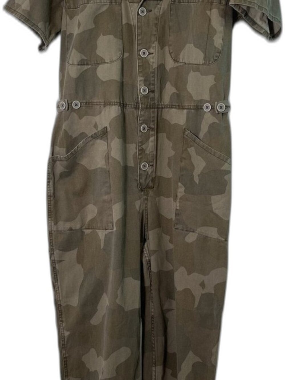 Pistola Romper Women's Size L Khaki Olive Camoufla